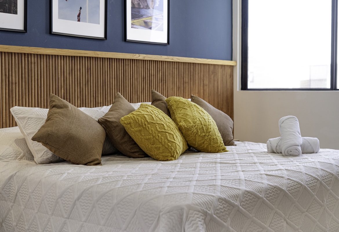 Bleu Mai Properties. Cancun Condo. Master Bedroom 1.