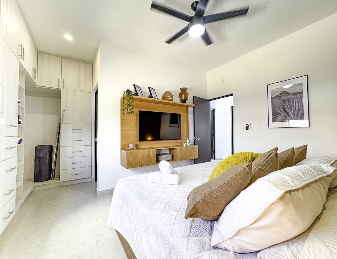 Bleu Mai Properties. Cancun Condo. Master Bedroom 2.