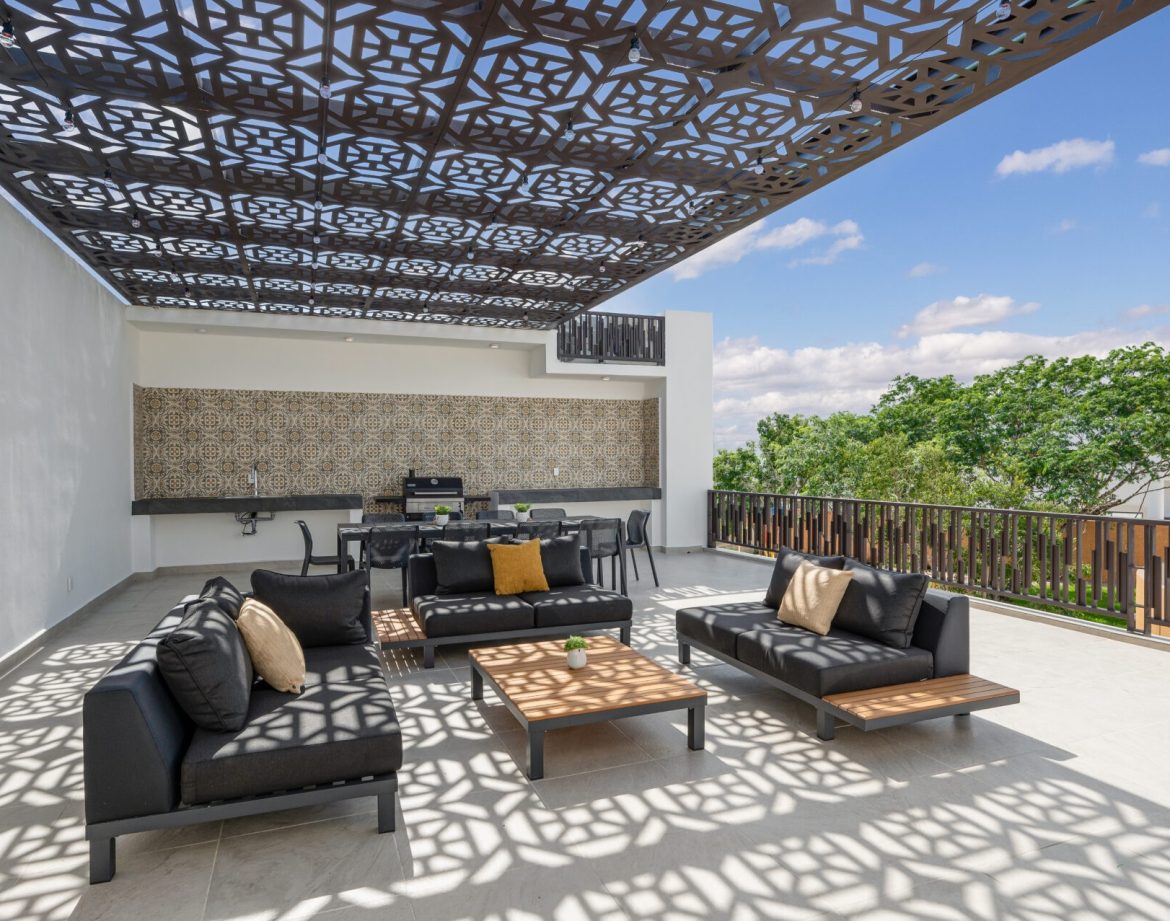 Bleu Mai Properties. Cancun Condo. Alfresco Area.